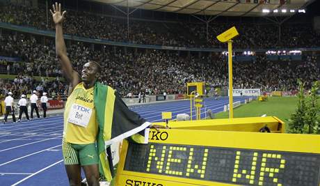 Nejrychlejí sprinter svta Usain Bolt a jeho nový svtový rekord